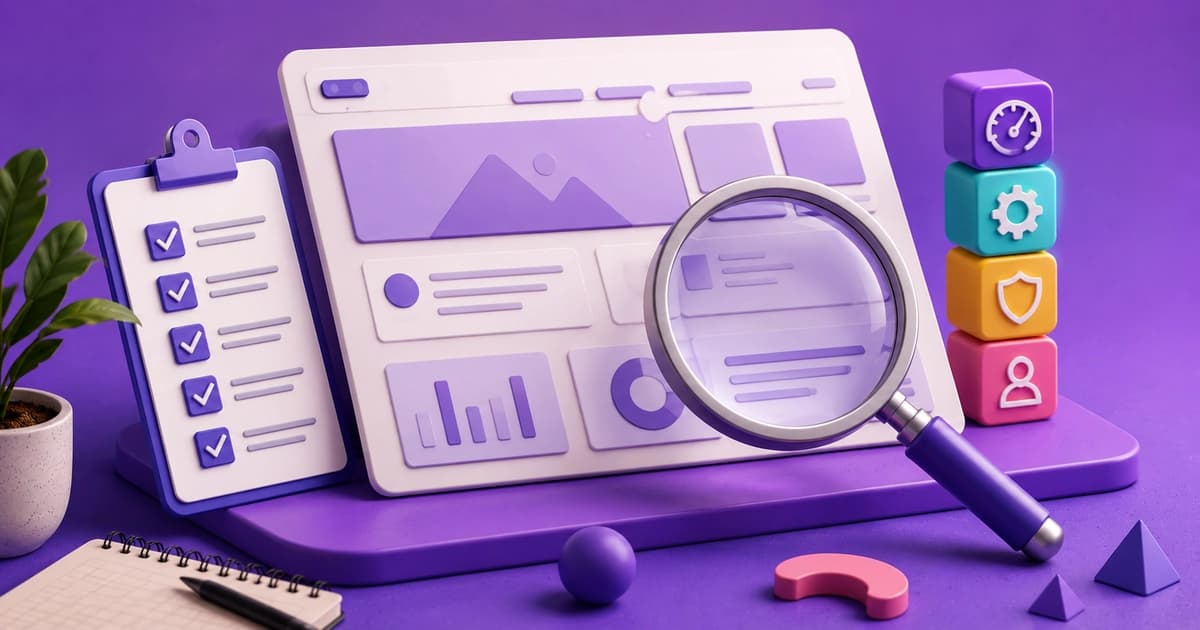 Step-by-step website audit cracking a site open to reveal its hidden issues.