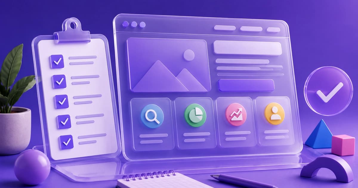 Landing page audit highlighting the conversion sections: clarity, trust, and CTA flow.