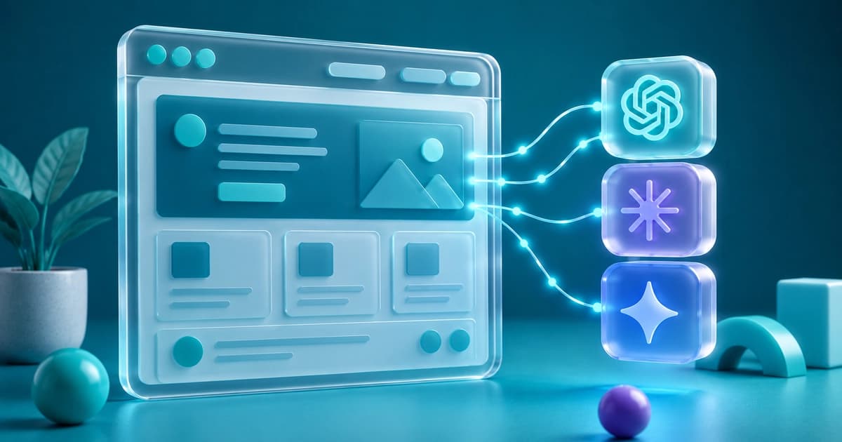 Website structure linked to AI search signals, making content easier for ChatGPT, Claude, and Gemini to read.